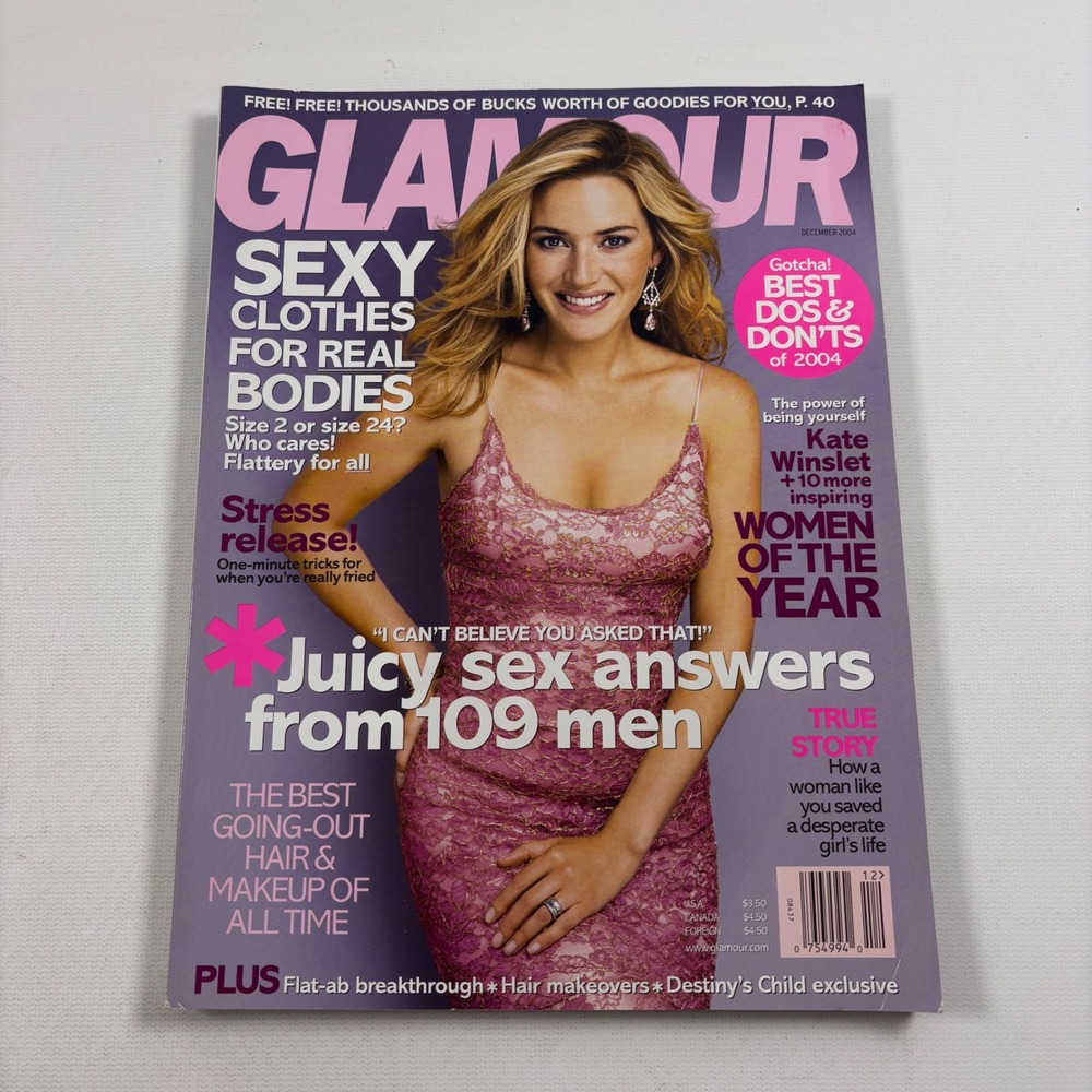 Glamour Magazine December 2004 Kate Winslet Women of the Year Destiny's Child